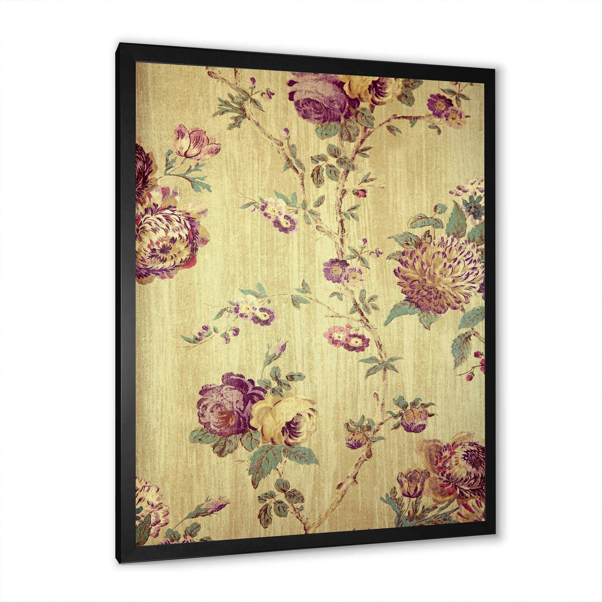 Vintage Purple Flowers