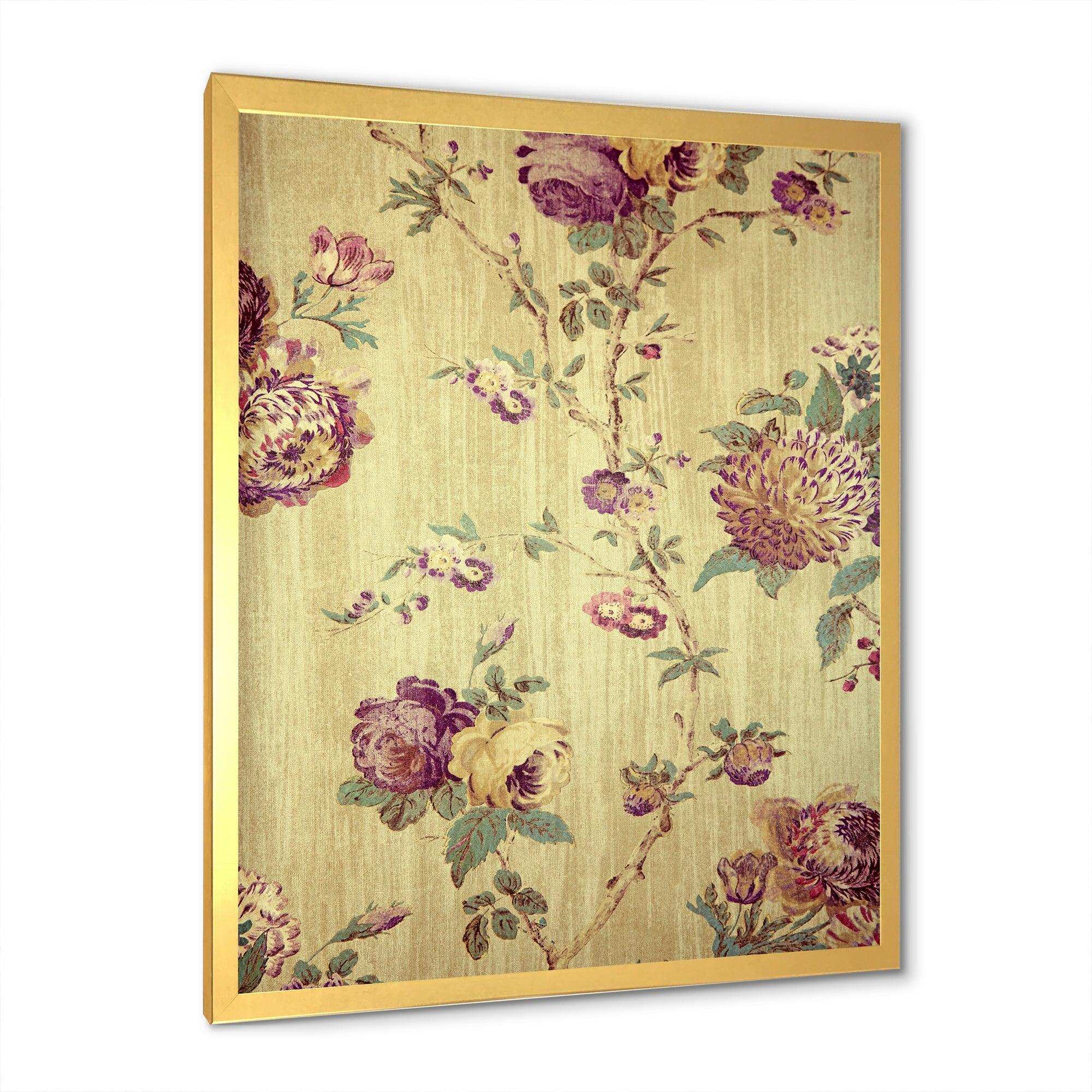 Vintage Purple Flowers