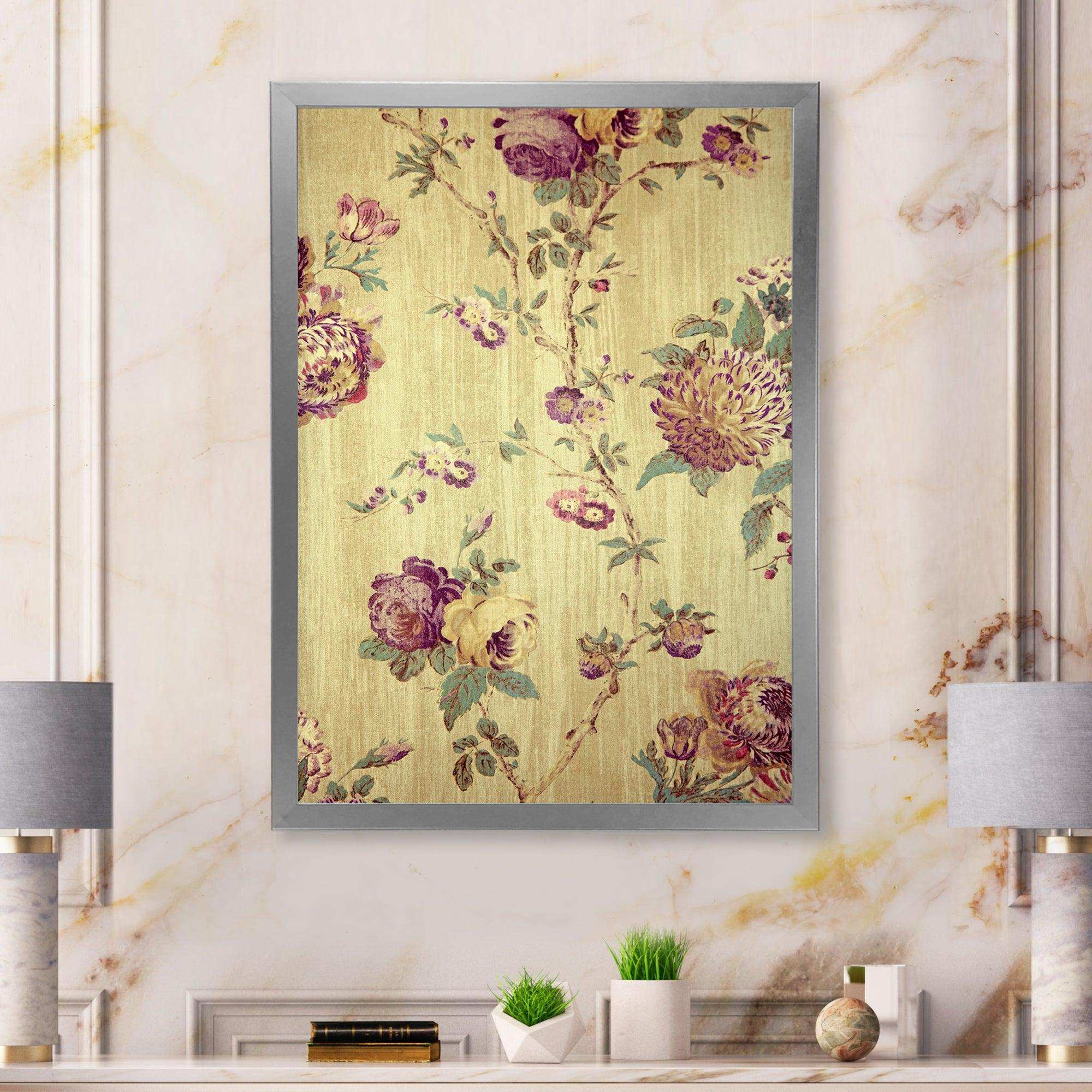 Vintage Purple Flowers