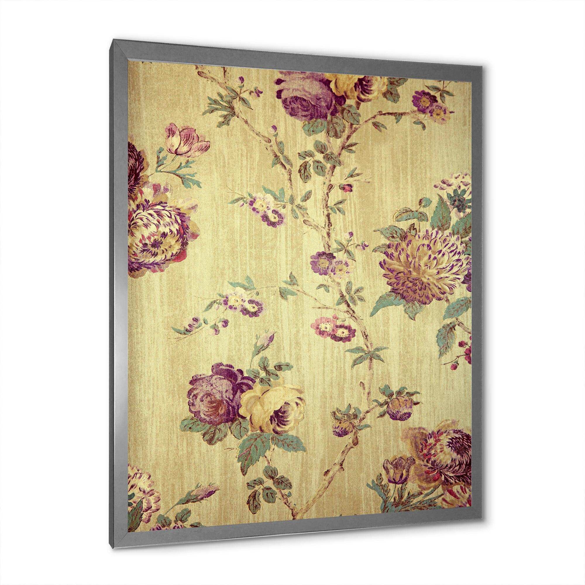 Vintage Purple Flowers