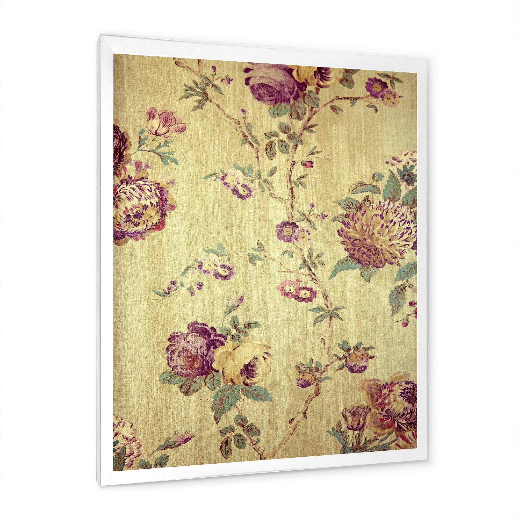 Vintage Purple Flowers