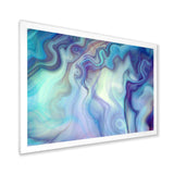 Marbled Colours in Shades of Turquoise and Purple