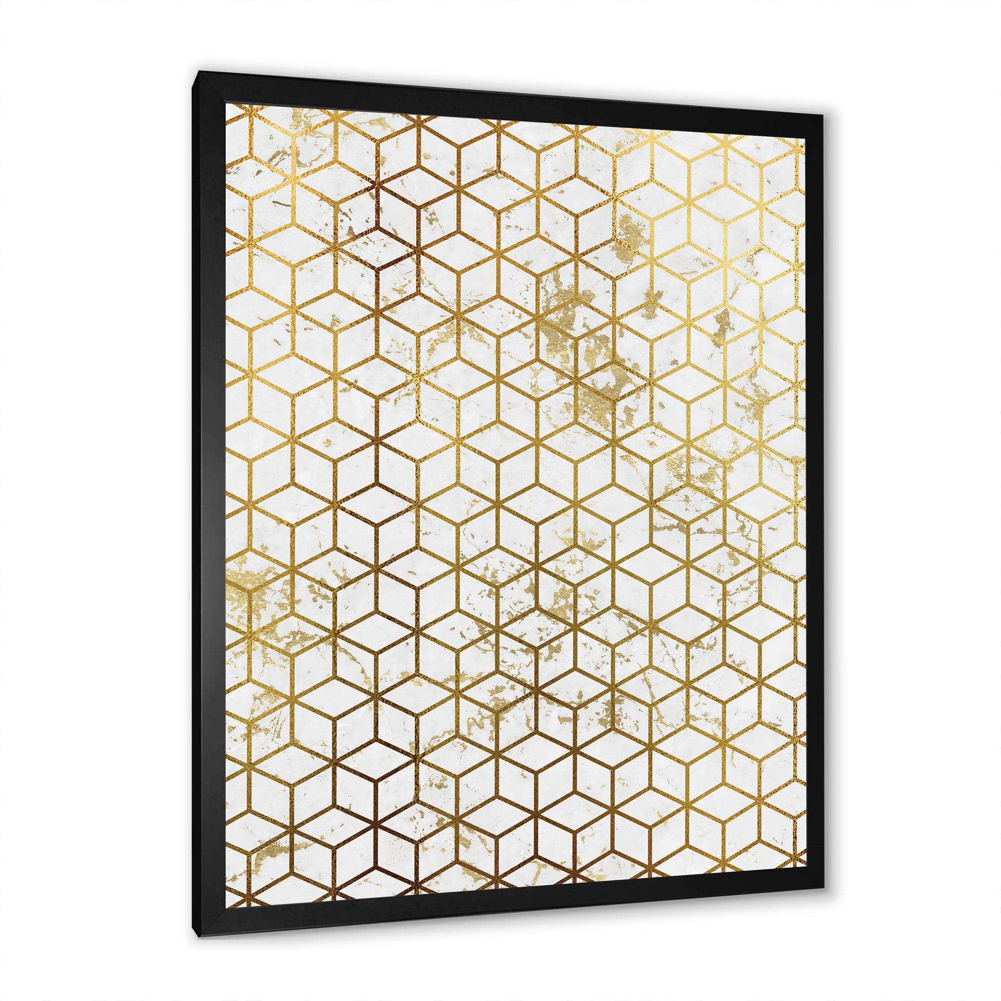 Yello and Golden Geometric Cubes