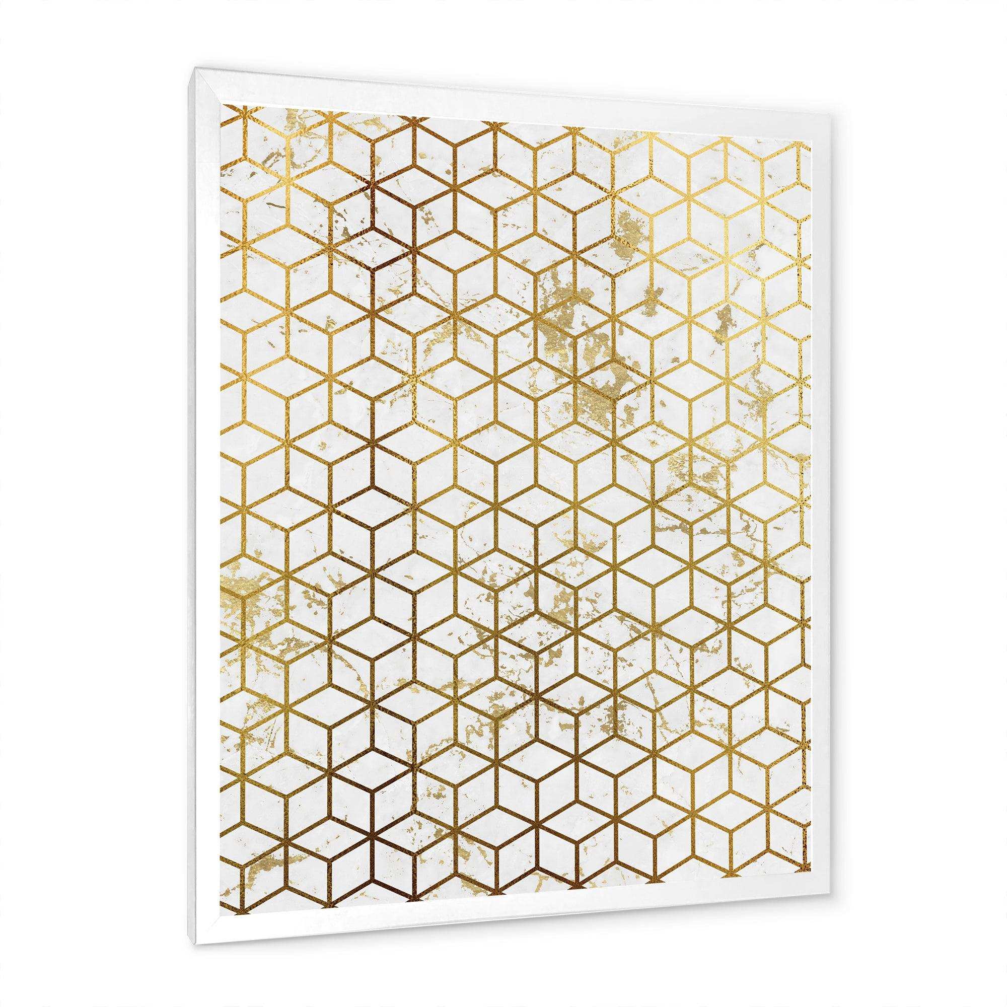 Yello and Golden Geometric Cubes