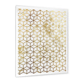 Yello and Golden Geometric Cubes