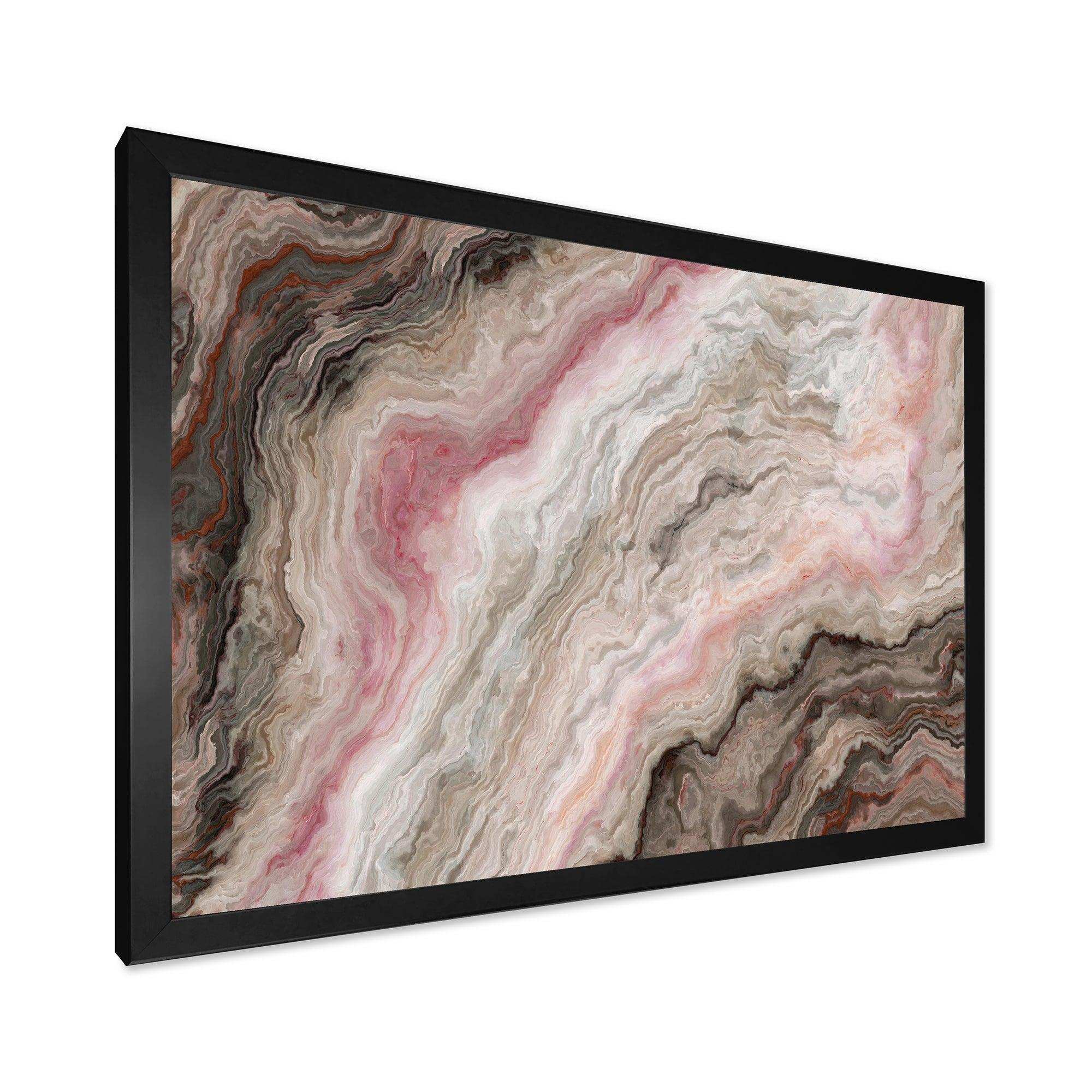 Grey Onyx with Rose Inclusions