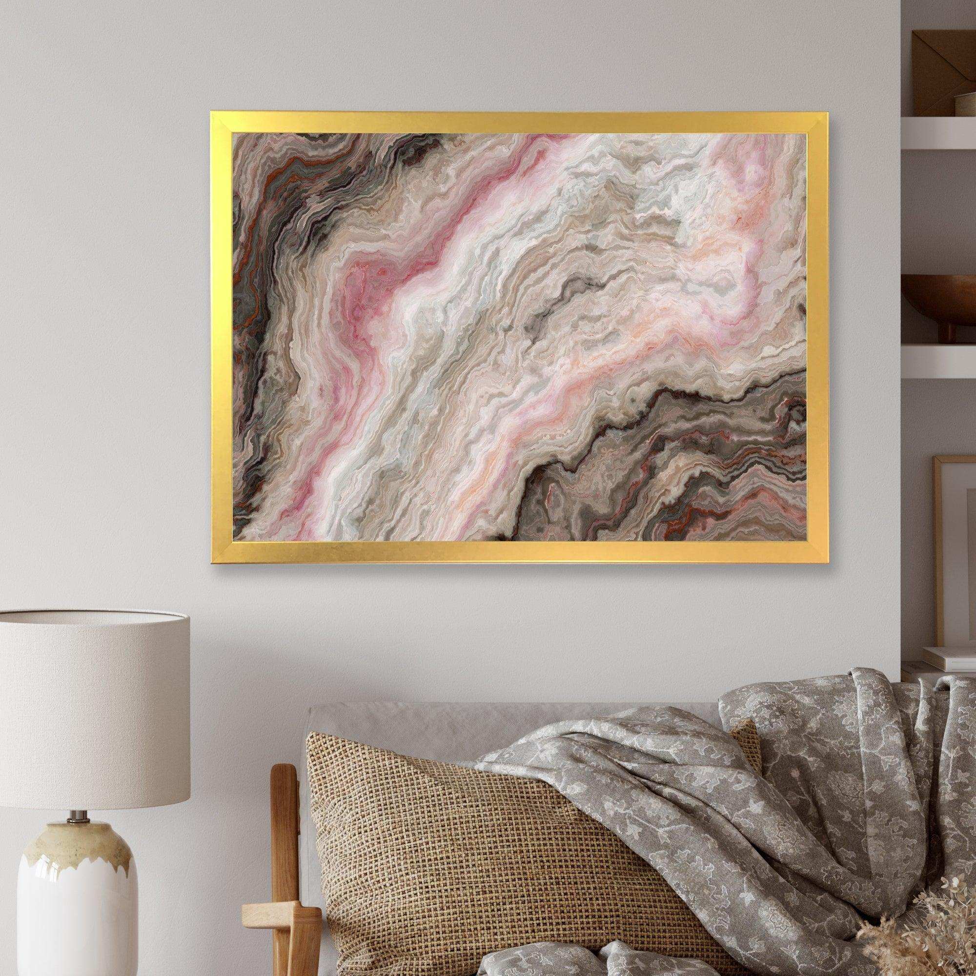 Grey Onyx with Rose Inclusions