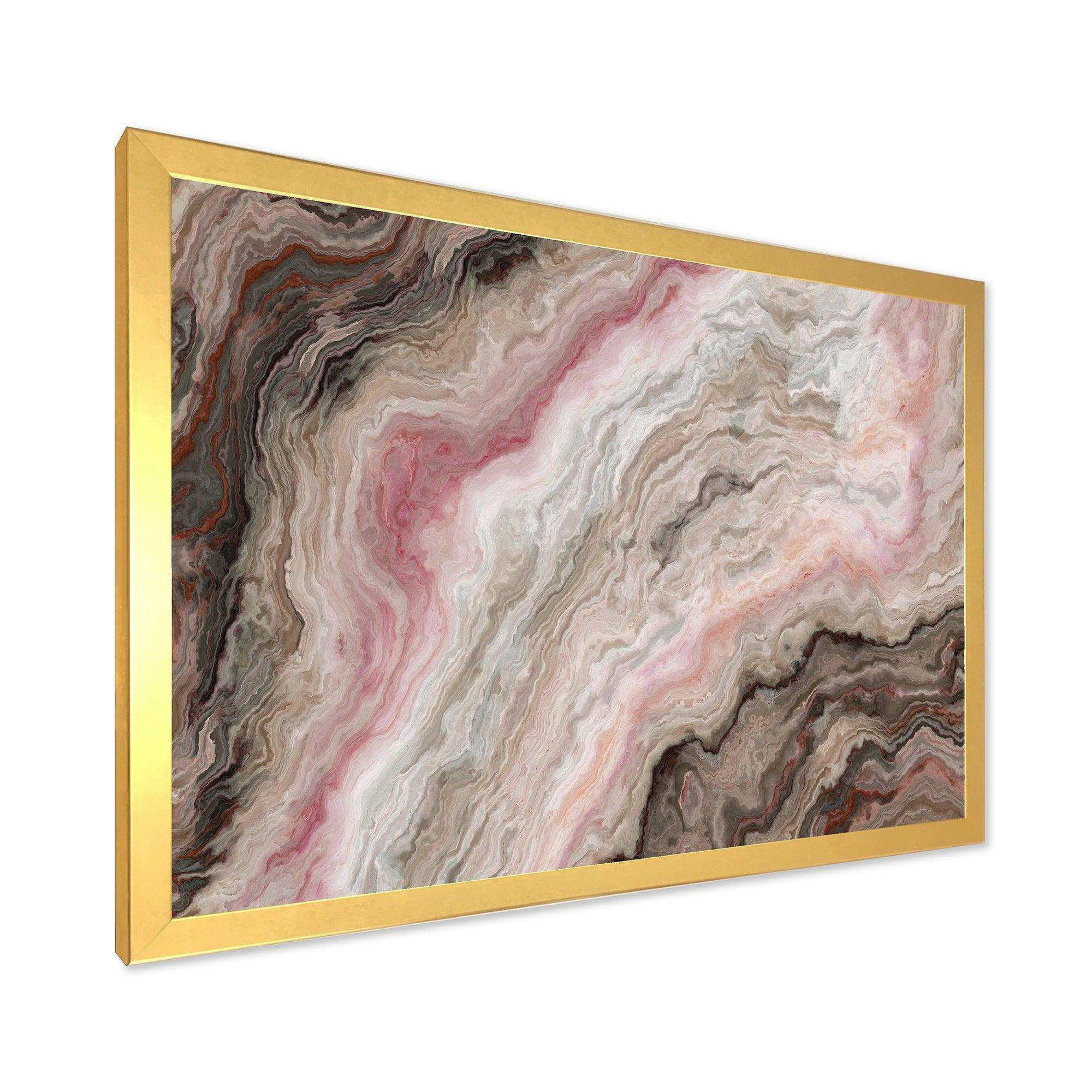 Grey Onyx with Rose Inclusions