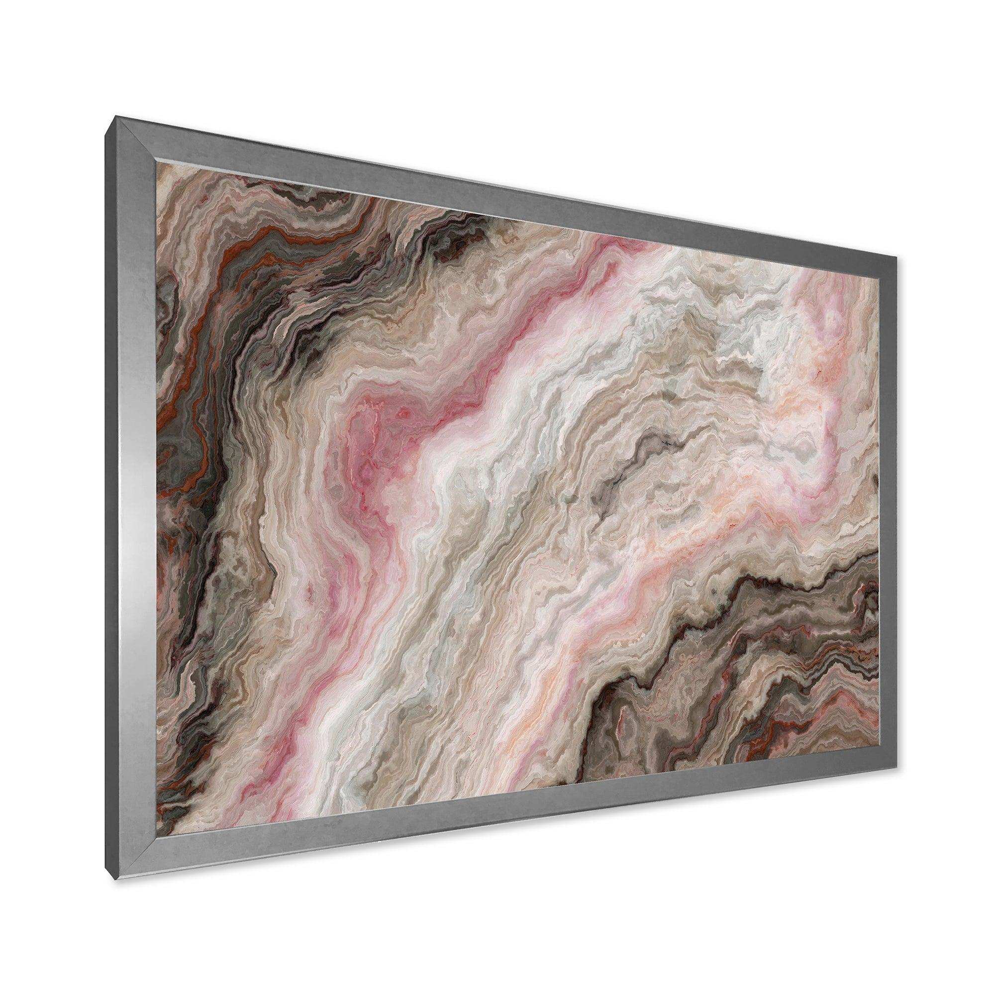 Grey Onyx with Rose Inclusions