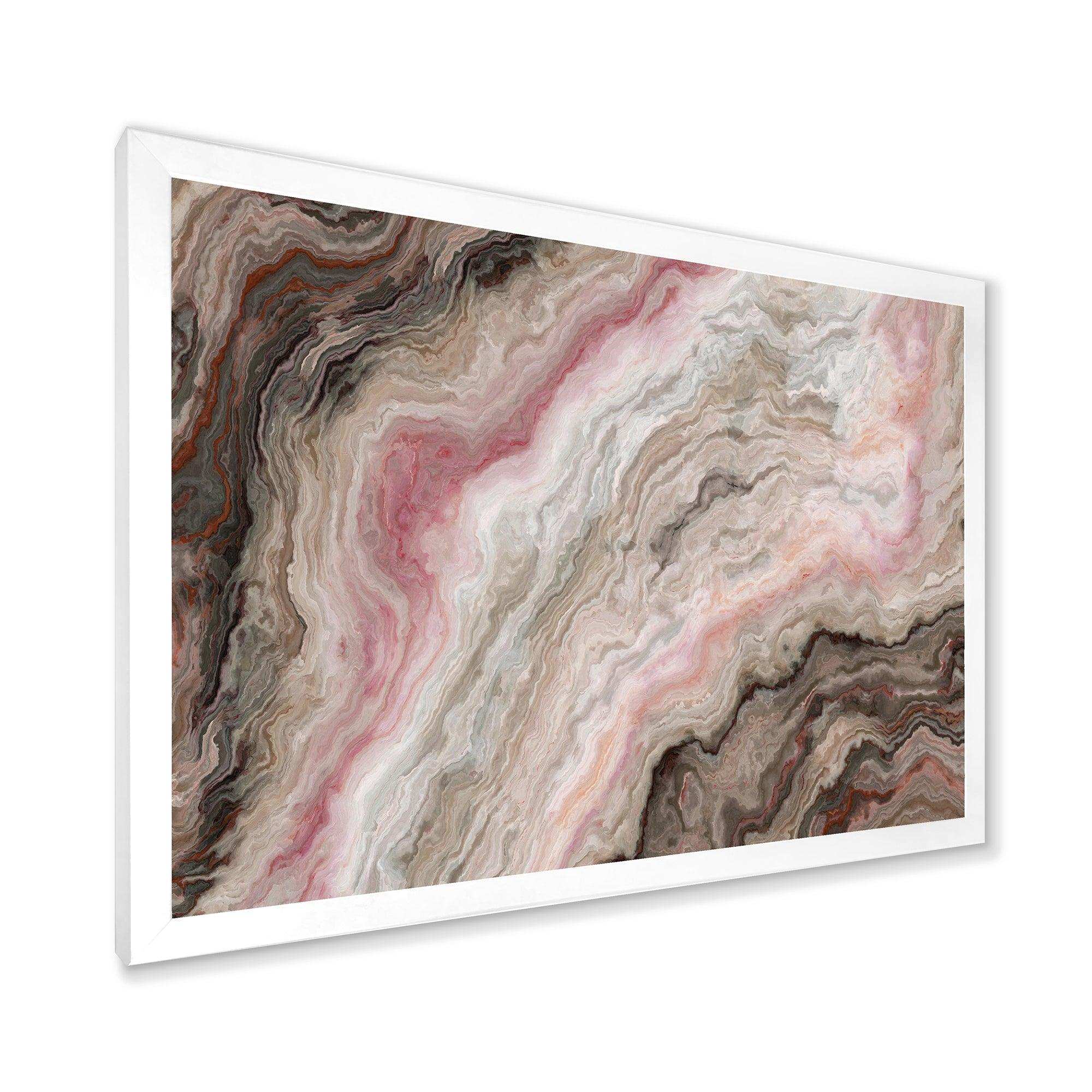 Grey Onyx with Rose Inclusions