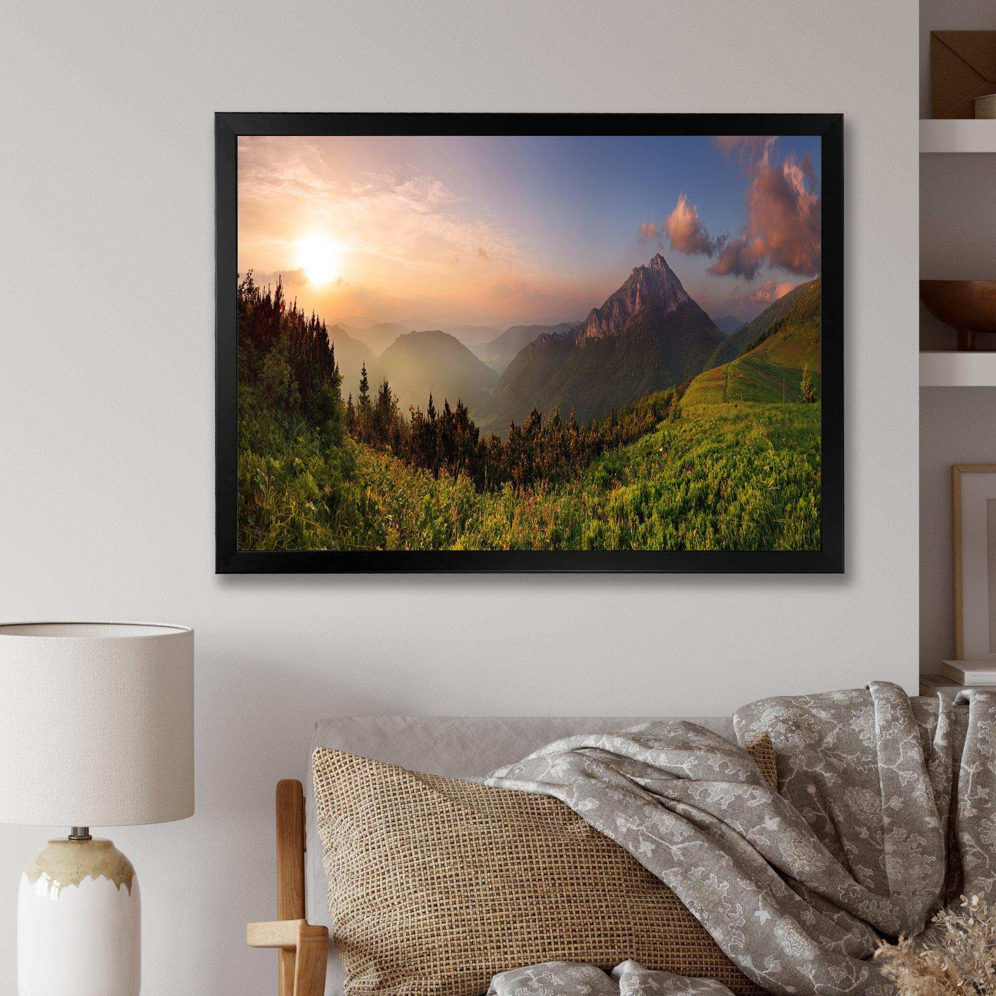 MountaIn Peak During Sunset