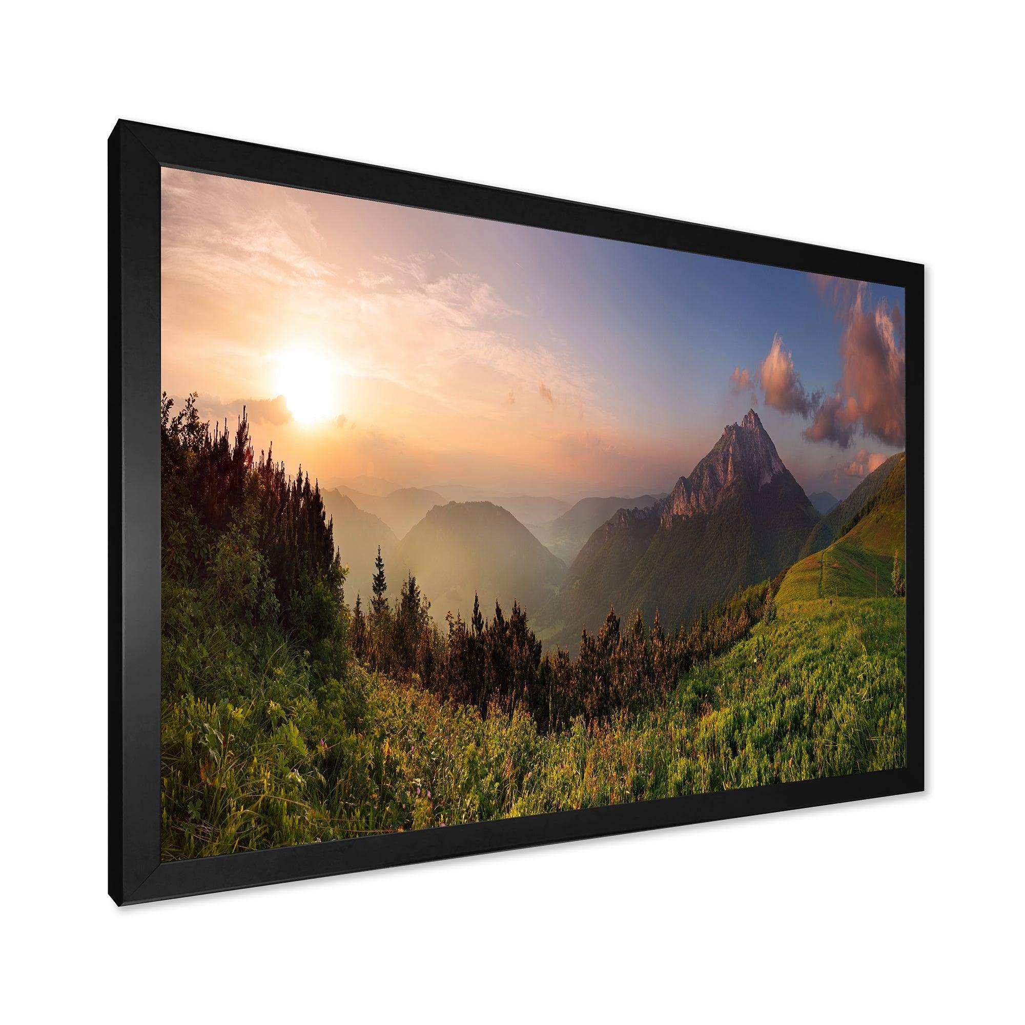 MountaIn Peak During Sunset