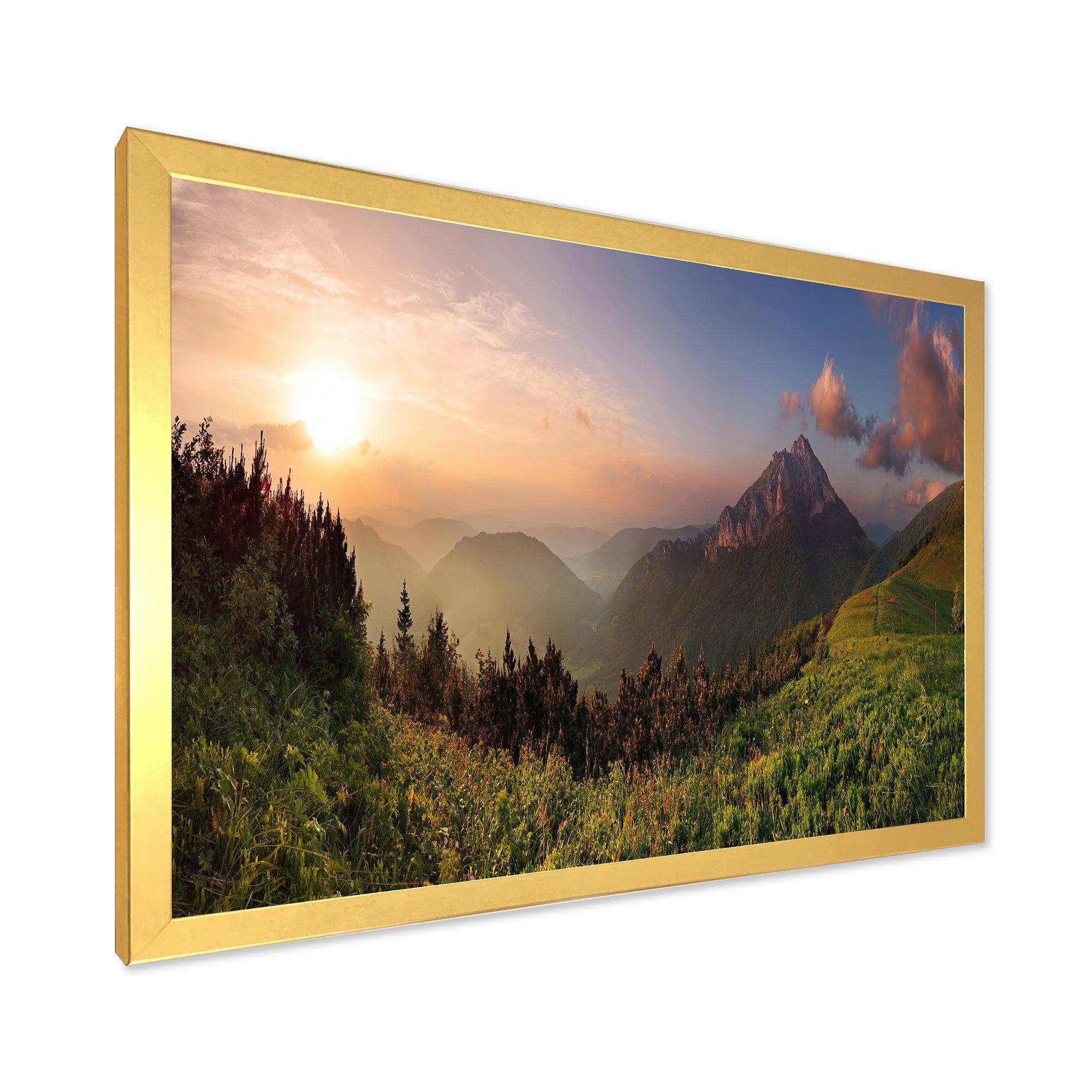 MountaIn Peak During Sunset