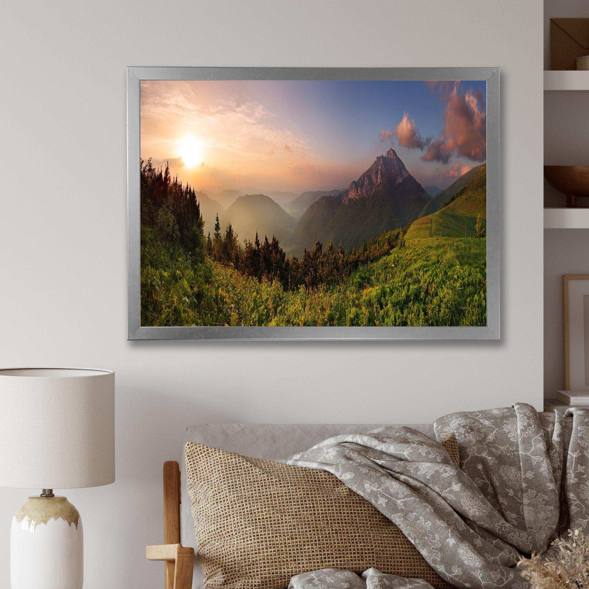 MountaIn Peak During Sunset