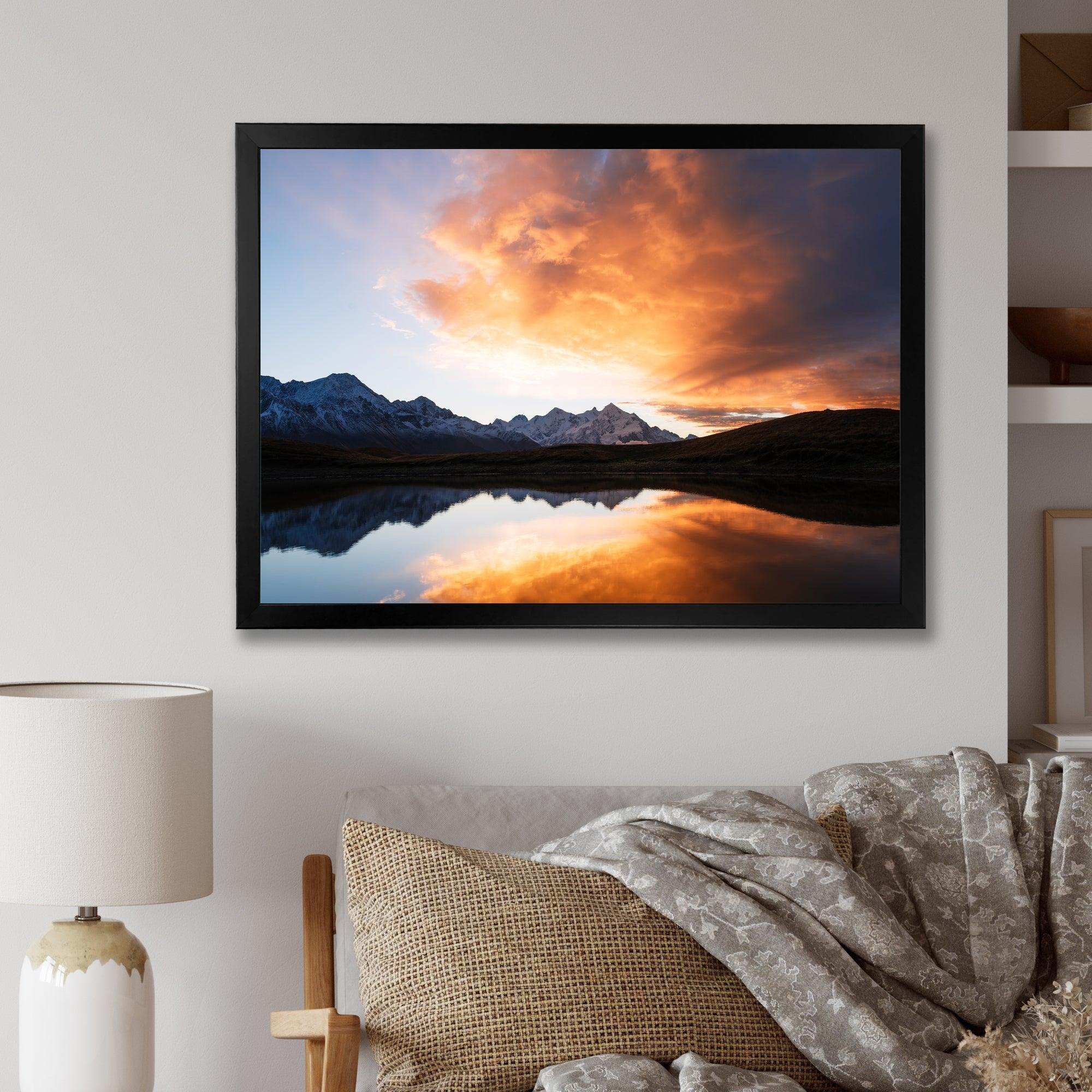 Morning Sunsrise Mountainscape