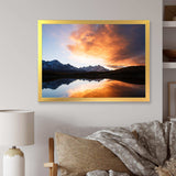 Morning Sunsrise Mountainscape