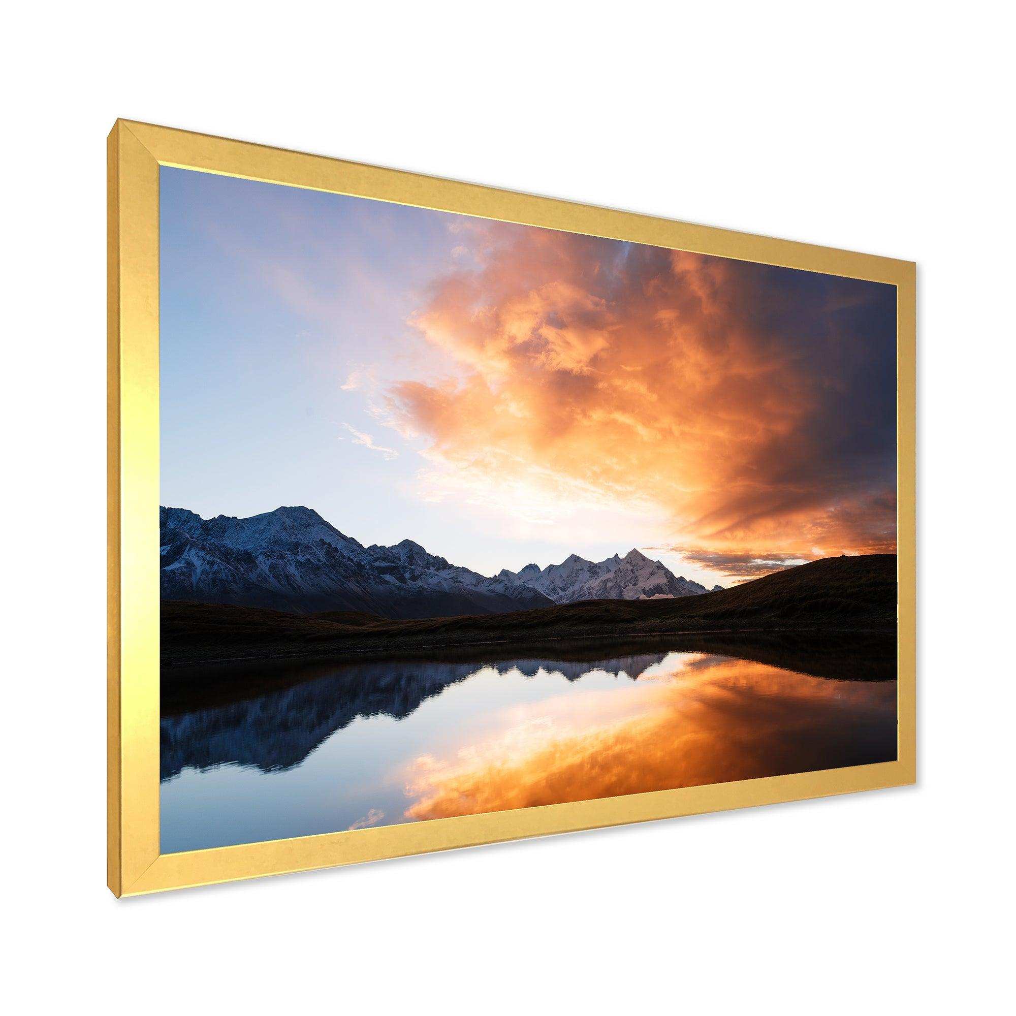 Morning Sunsrise Mountainscape