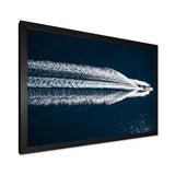 Aerial View Of Speed Boat In Mediterranean Sea