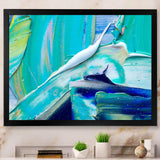 Oil On Canvas Textured Composition IX