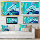 Oil On Canvas Textured Composition IX