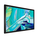 Oil On Canvas Textured Composition IX