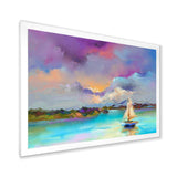 Impressionist Seascape With Little Ships III