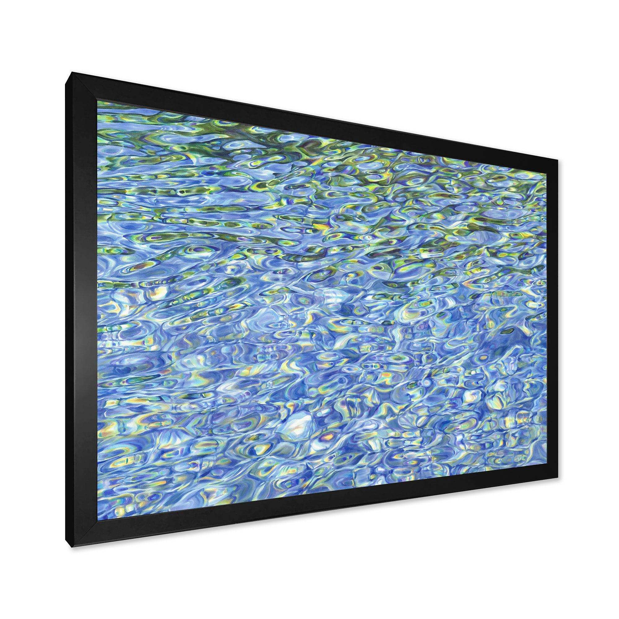 Sunny Water With Transparent Waves Reflecting Gentle Sunshine II