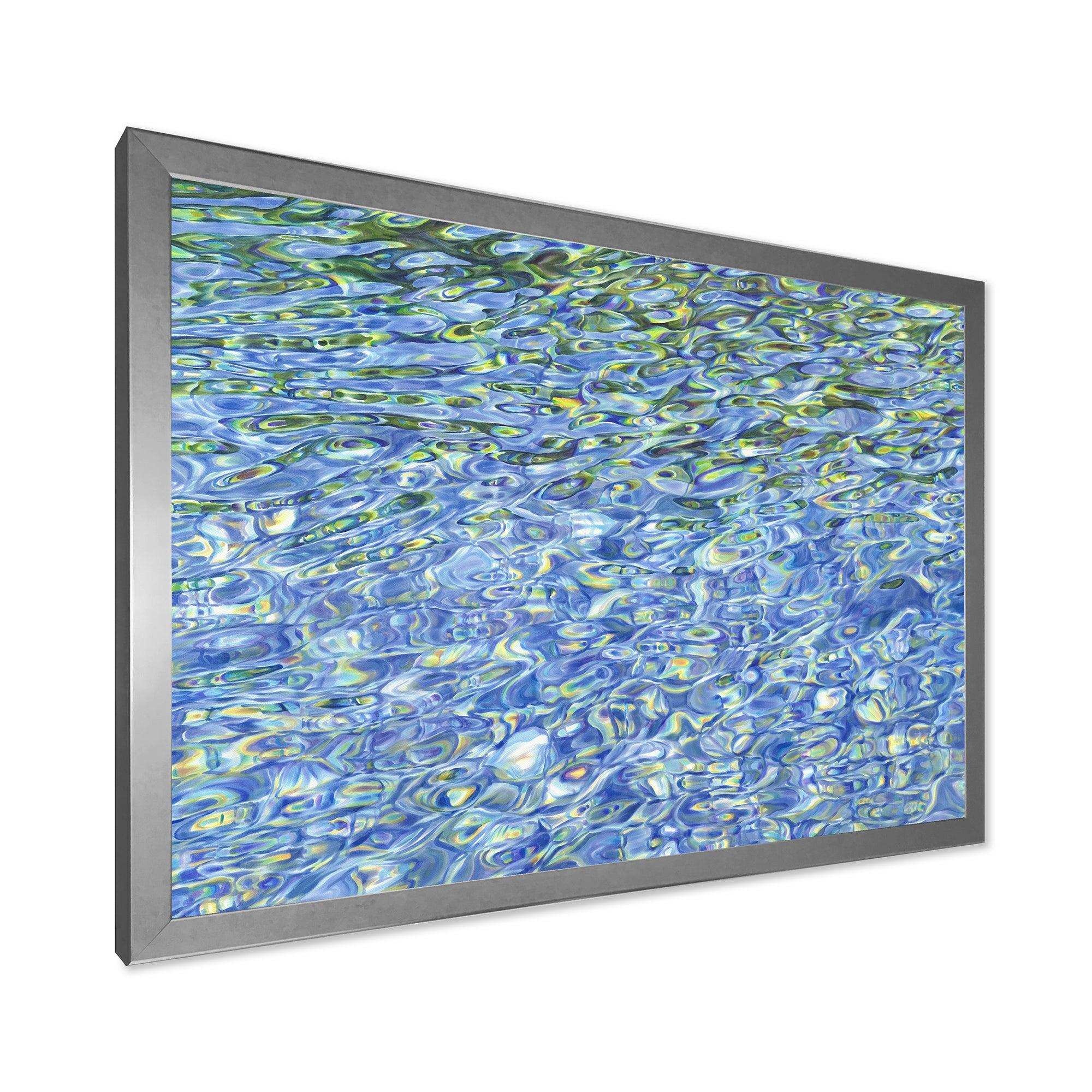 Sunny Water With Transparent Waves Reflecting Gentle Sunshine II