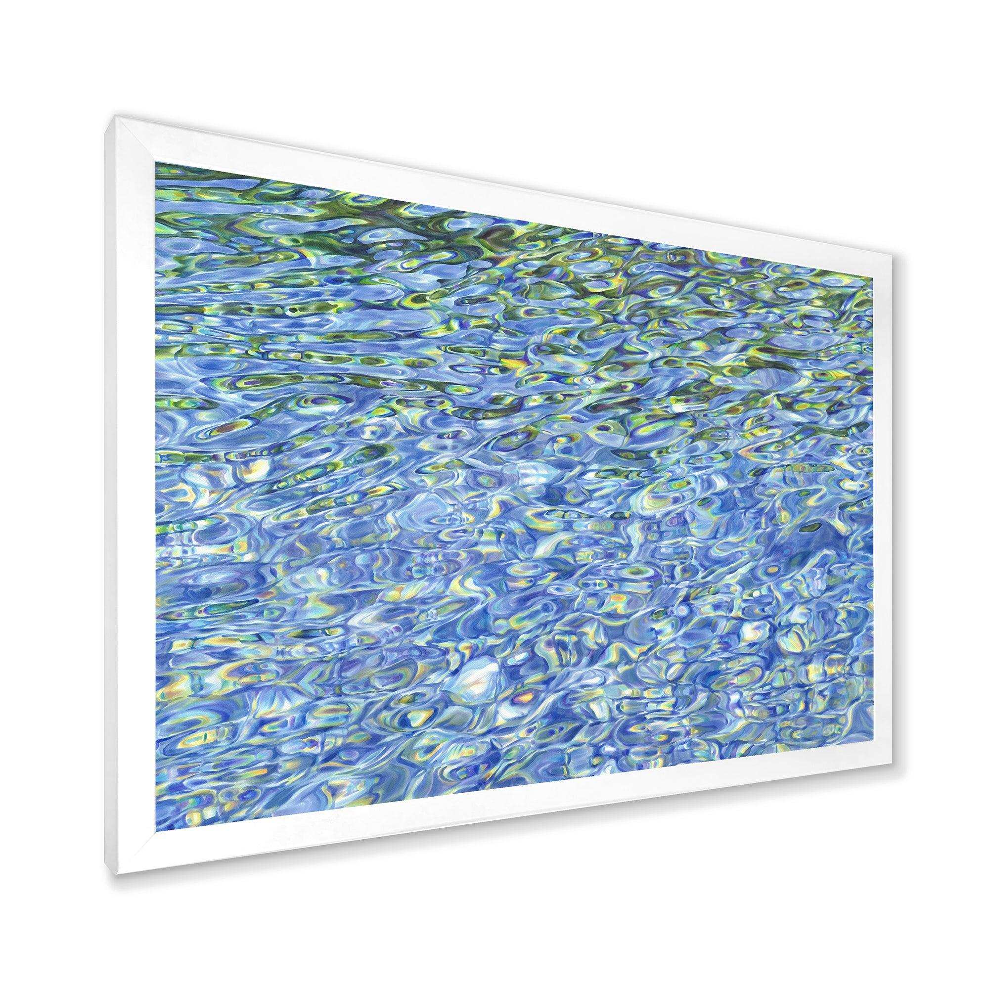 Sunny Water With Transparent Waves Reflecting Gentle Sunshine II