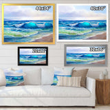 Seascape With Sunlight Catching A Wave