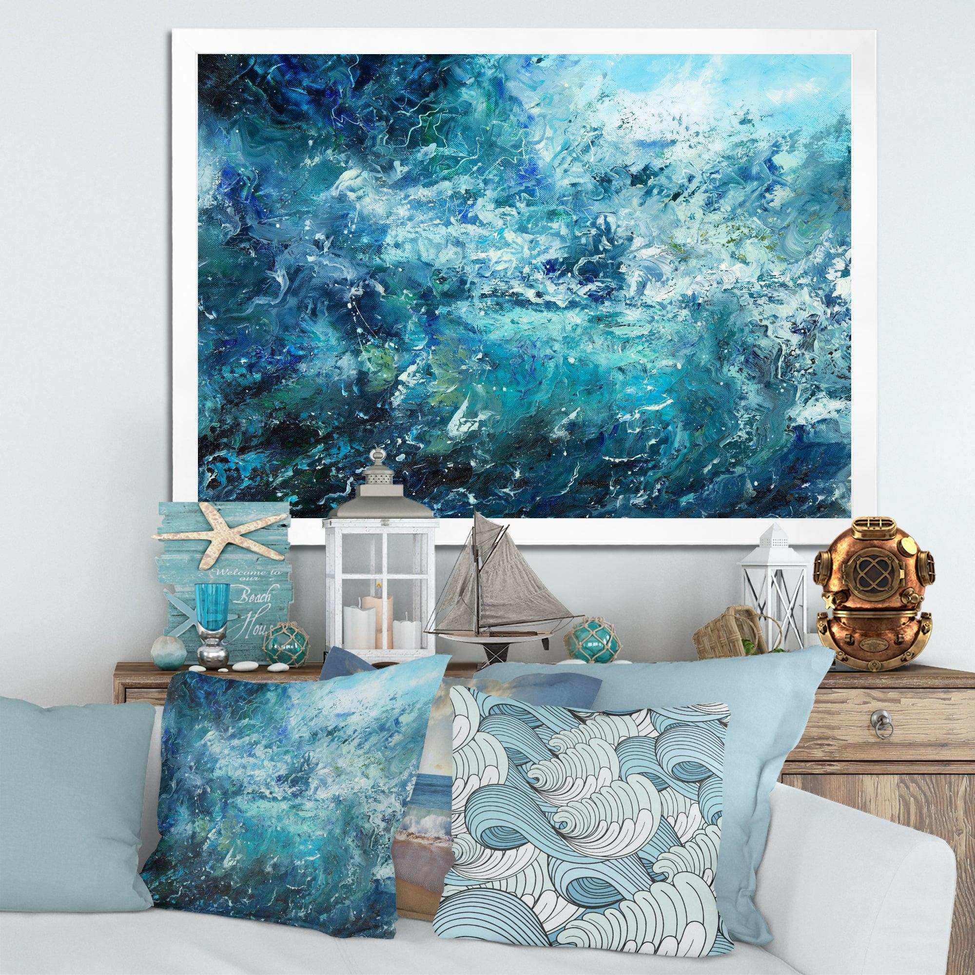 Wild Blue Ocean Waves V