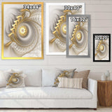 Glowing Fractal With Recursive Curves