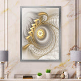 Glowing Fractal With Recursive Curves