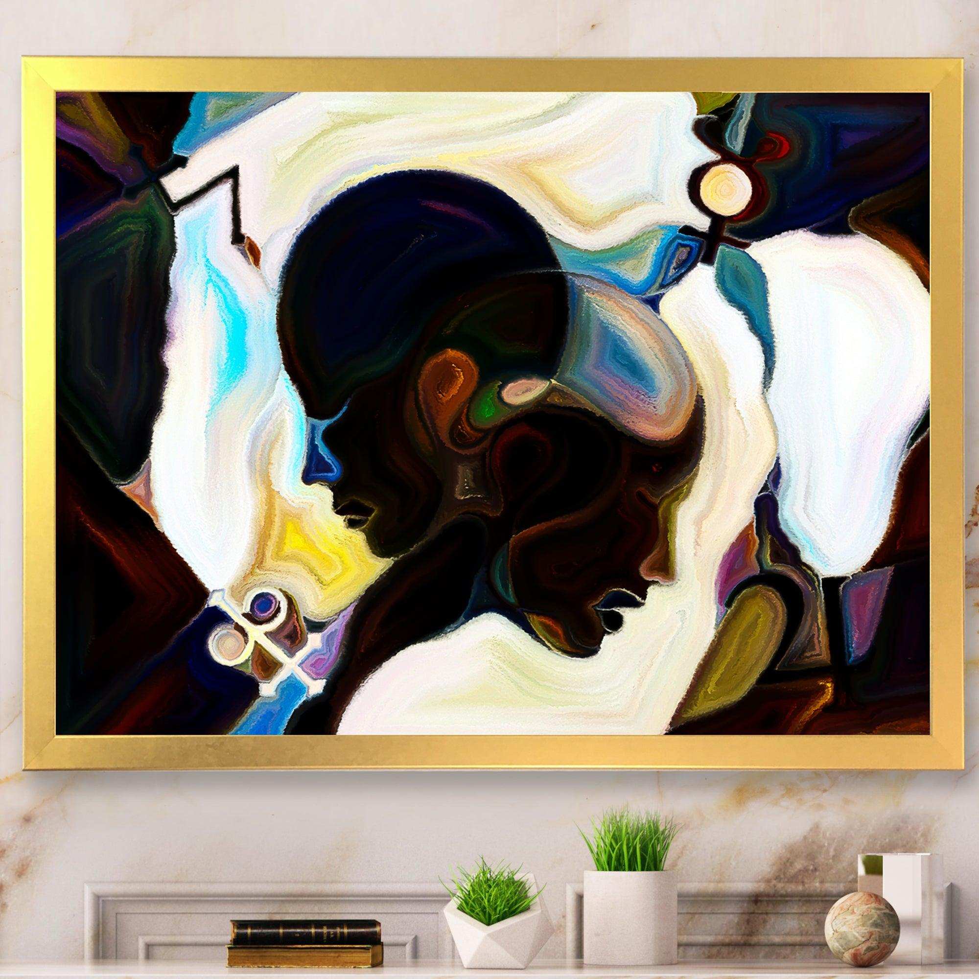 Union Of Male And Female Faces I