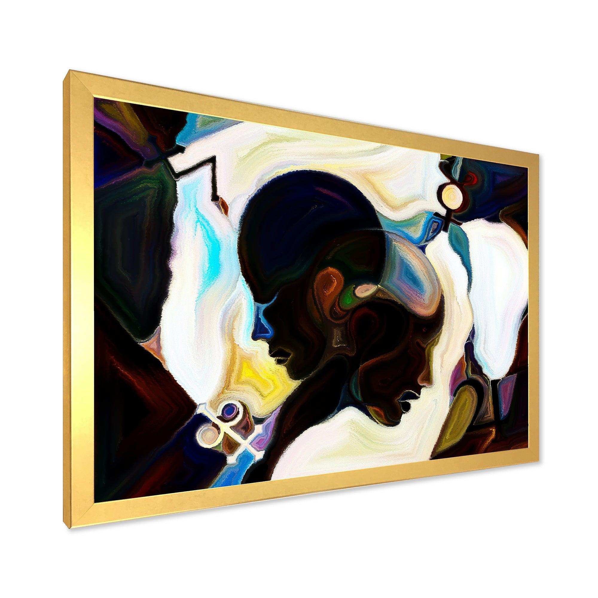 Union Of Male And Female Faces I