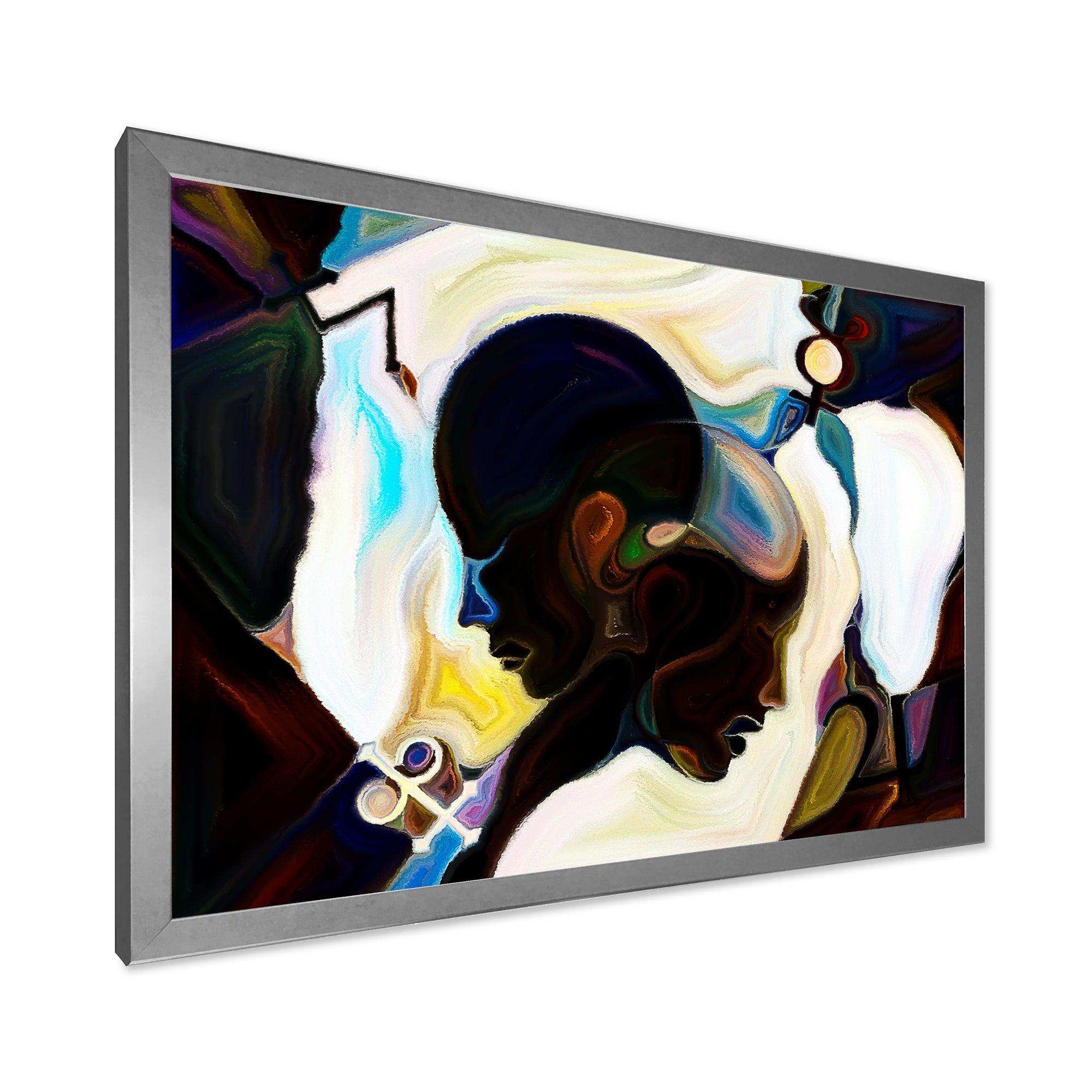 Union Of Male And Female Faces I