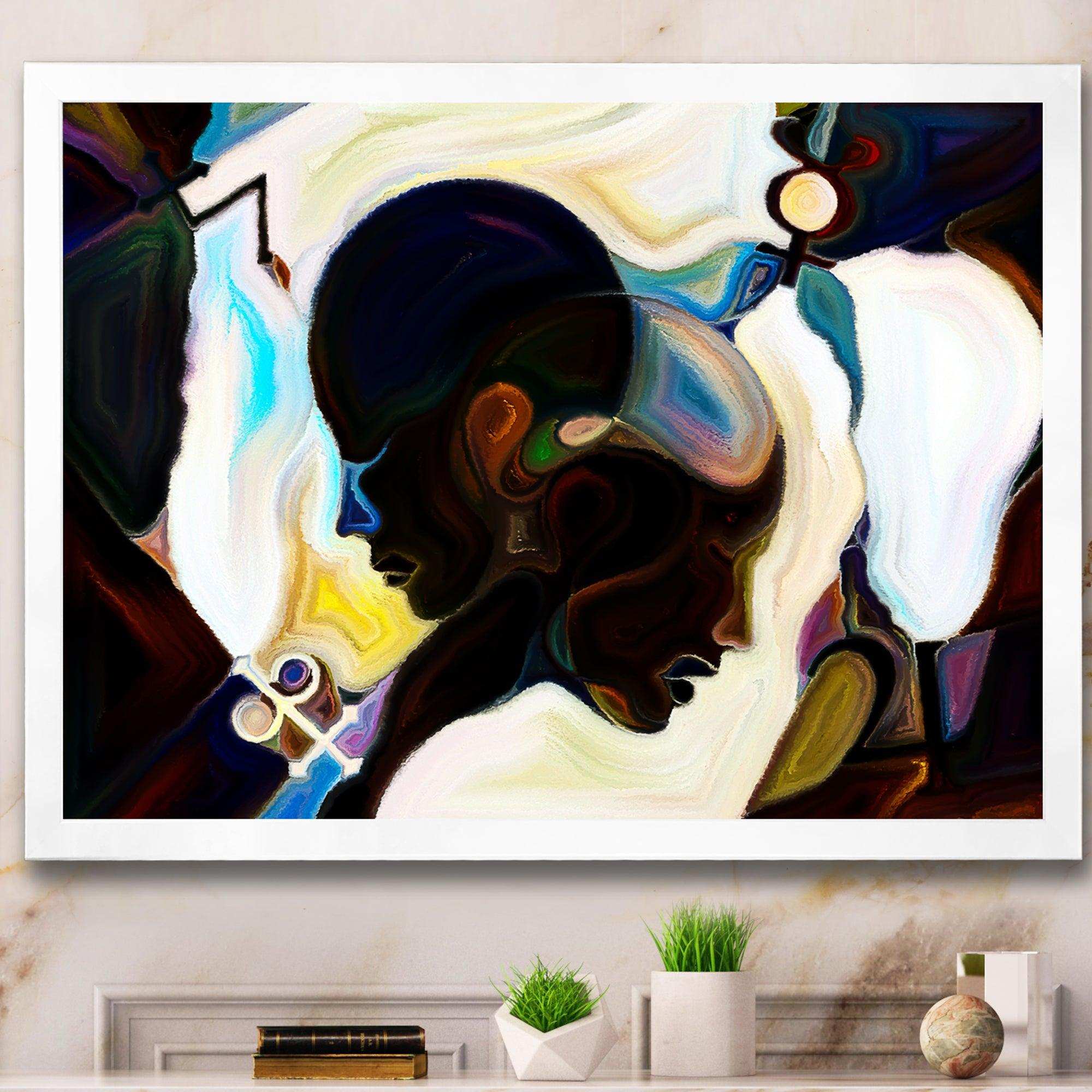 Union Of Male And Female Faces I