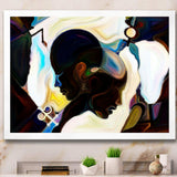 Union Of Male And Female Faces I