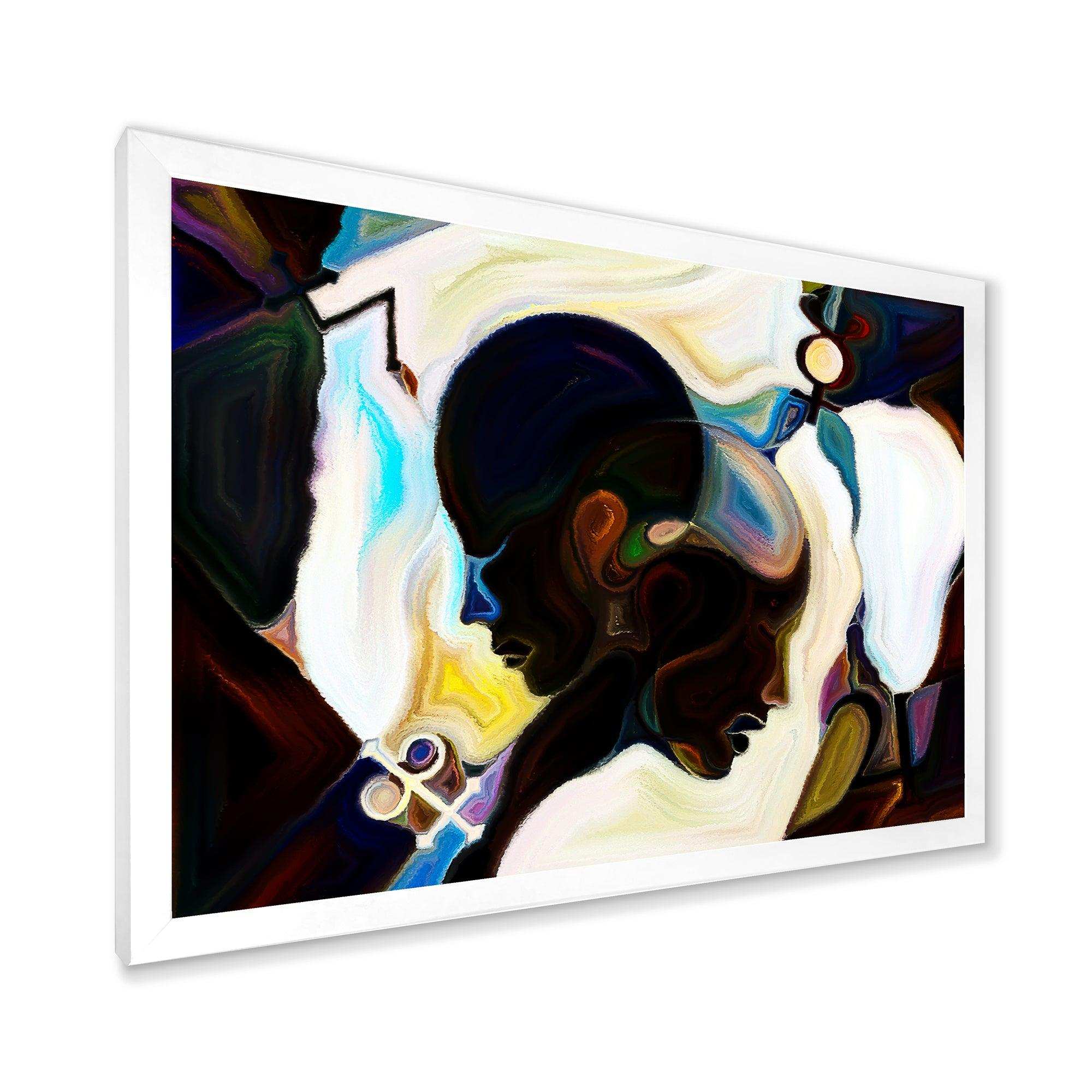 Union Of Male And Female Faces I