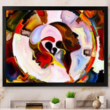 Union Of Male And Female Faces III