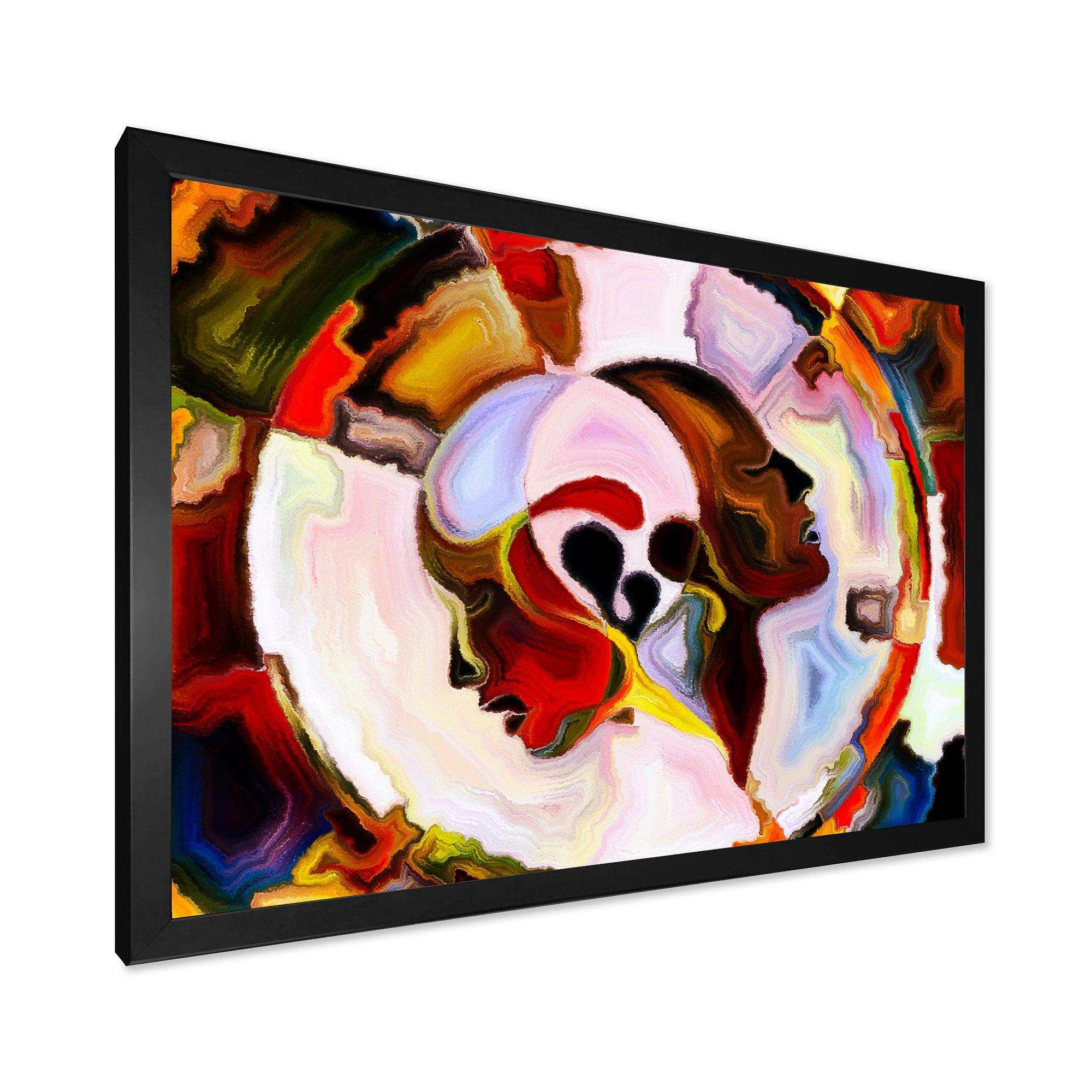 Union Of Male And Female Faces III