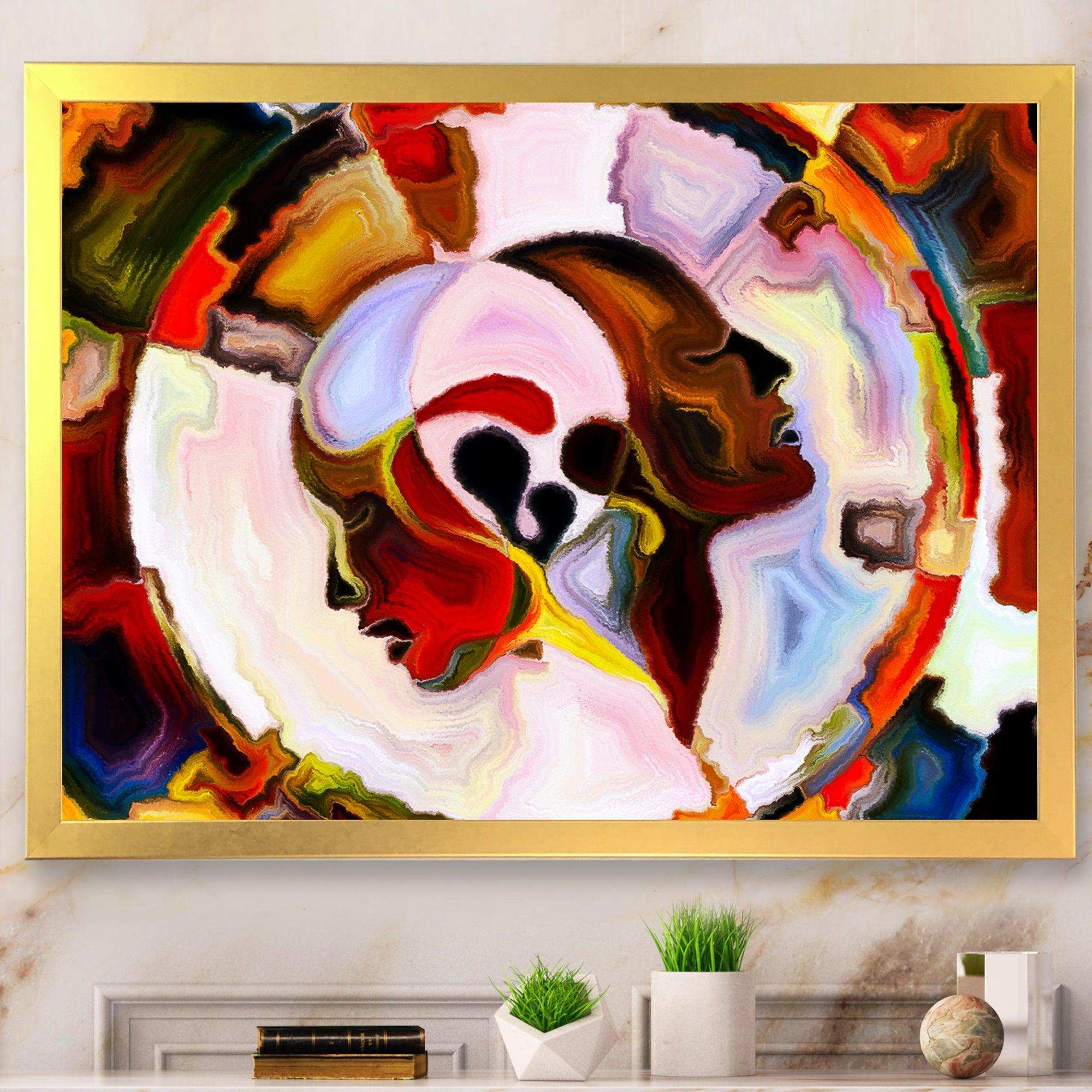 Union Of Male And Female Faces III