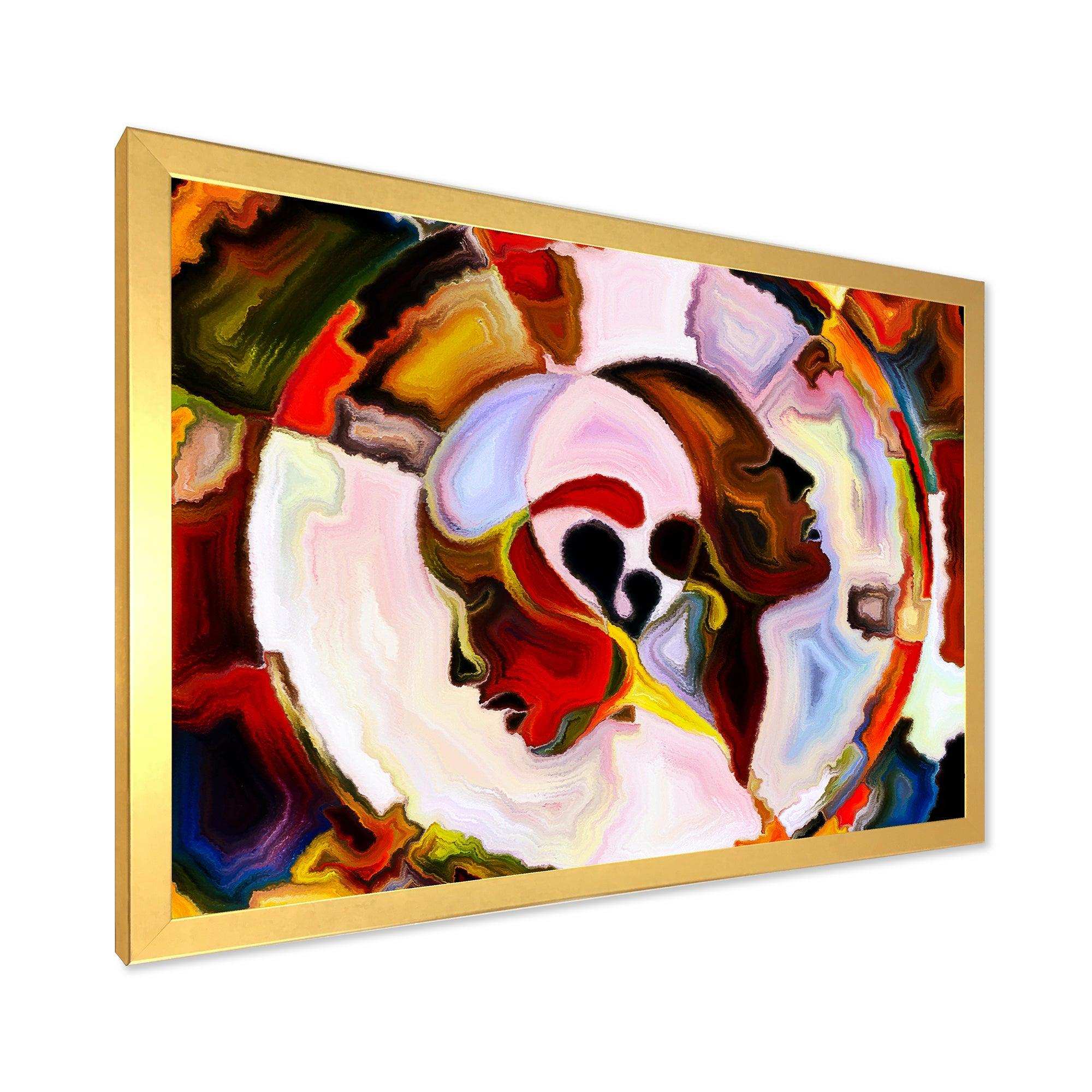 Union Of Male And Female Faces III