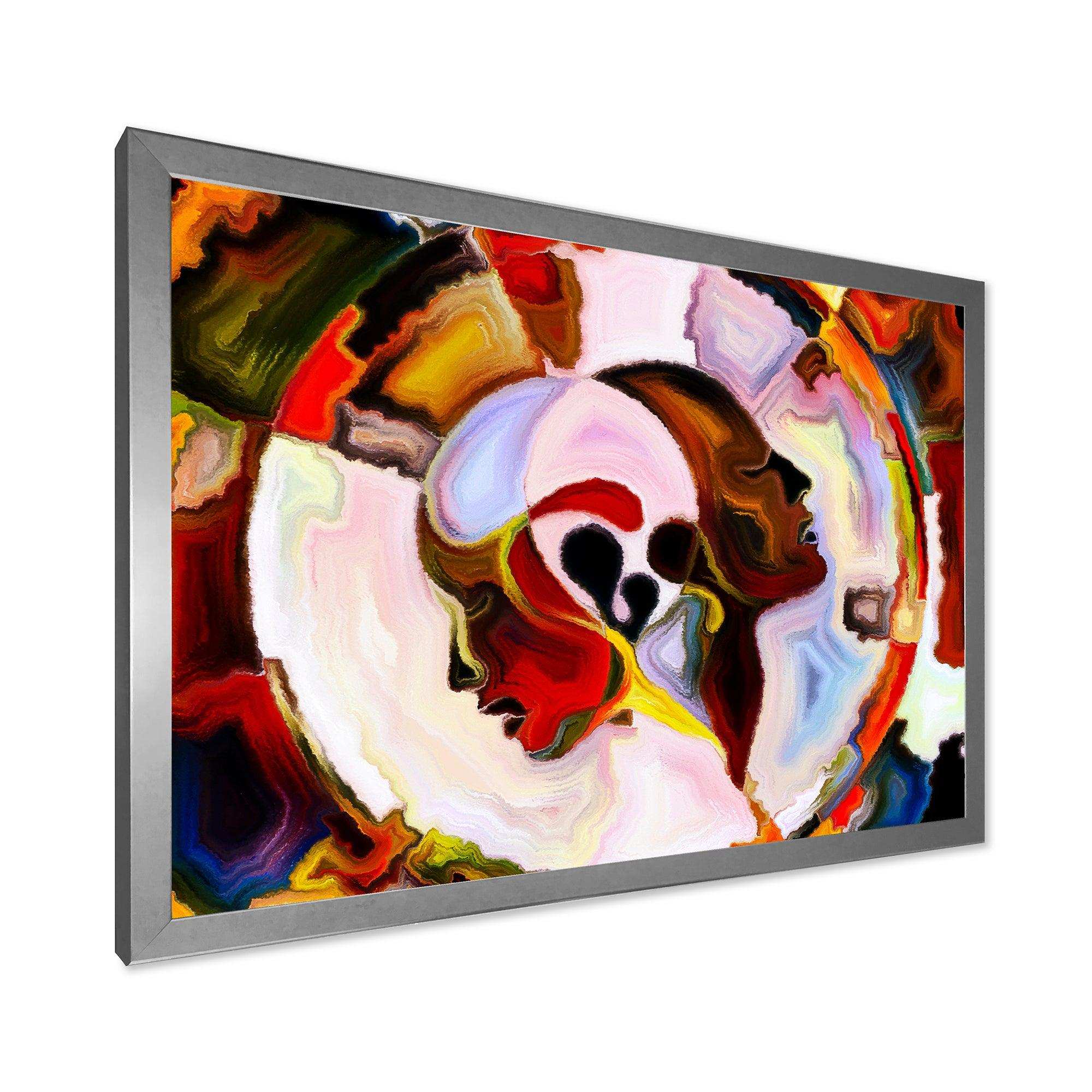 Union Of Male And Female Faces III