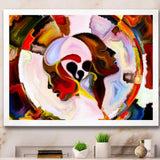 Union Of Male And Female Faces III