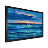 Sunshine Reflecting Throug Braking Waves IX