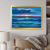 Sunshine Reflecting Throug Braking Waves IX