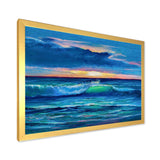 Sunshine Reflecting Throug Braking Waves IX