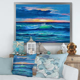 Sunshine Reflecting Throug Braking Waves IX