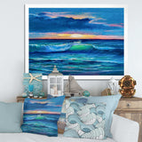 Sunshine Reflecting Throug Braking Waves IX